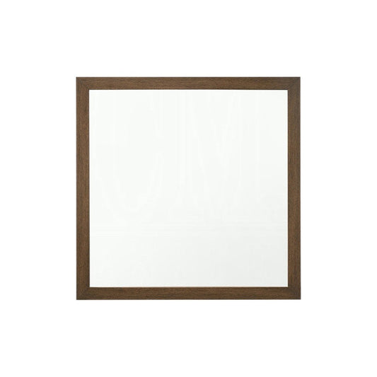 40" Square Wood Framed Accent Mirror HomeRoots
