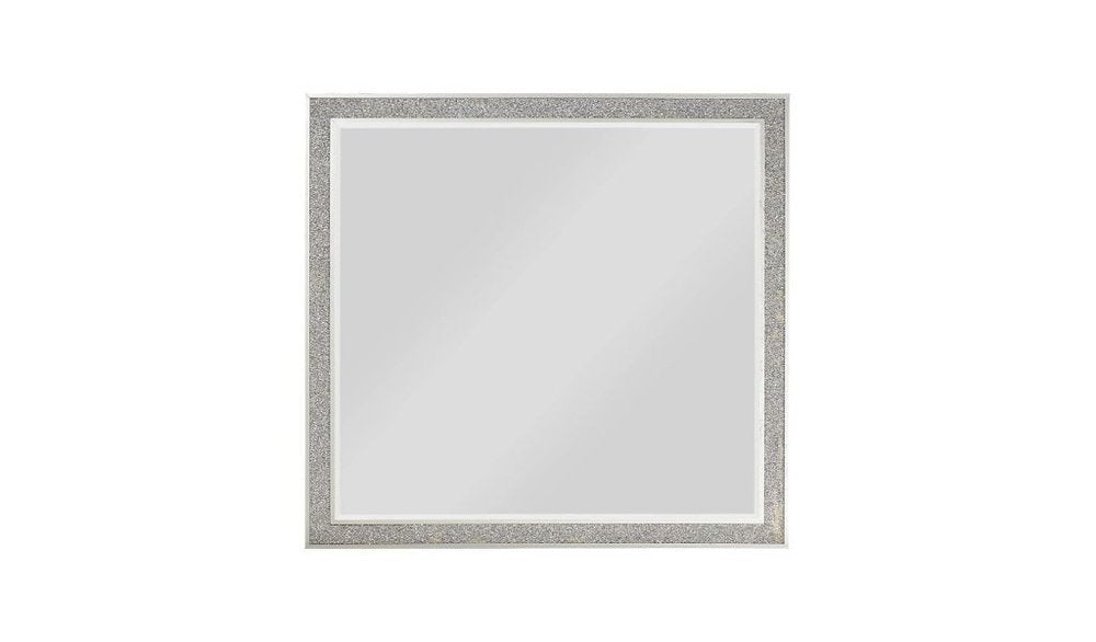 36" Square Wood Framed Mounted Dresser Mirror HomeRoots