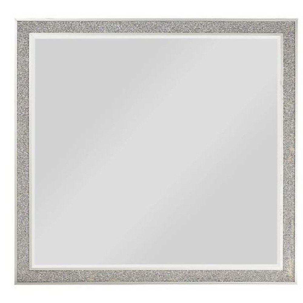 36" Square Wood Framed Mounted Dresser Mirror HomeRoots
