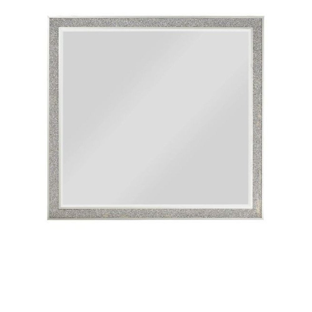 36" Square Wood Framed Mounted Dresser Mirror HomeRoots
