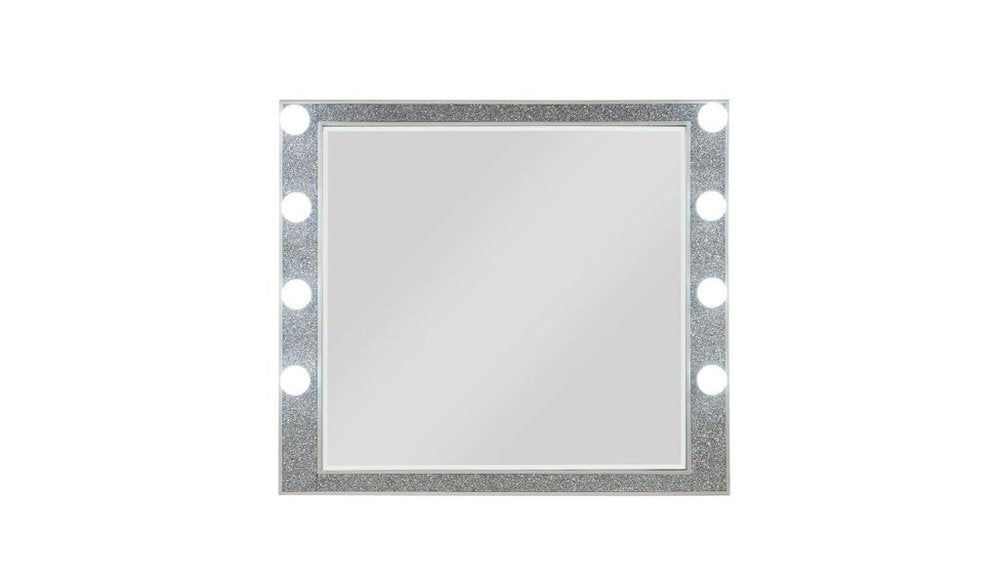 36" Square Wood Framed Mounted Dresser Mirror HomeRoots