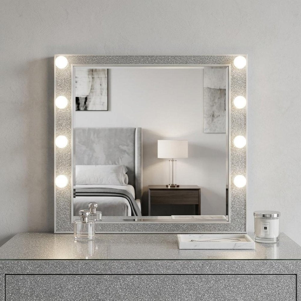 36" Square Wood Framed Mounted Dresser Mirror HomeRoots