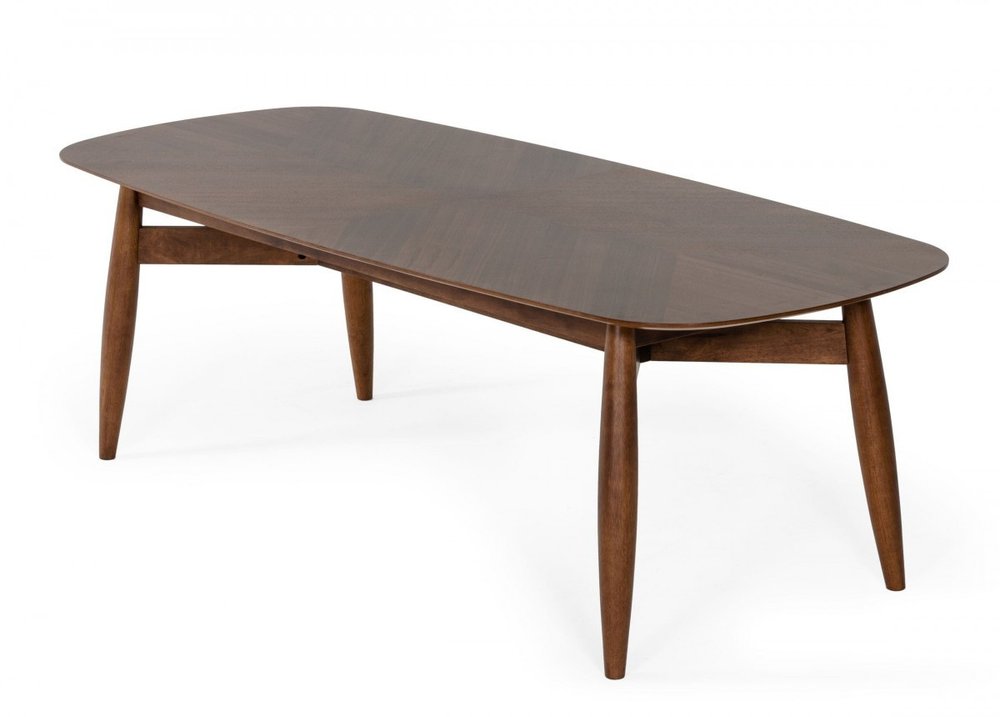 95" Brown Solid Wood Dining Table HomeRoots