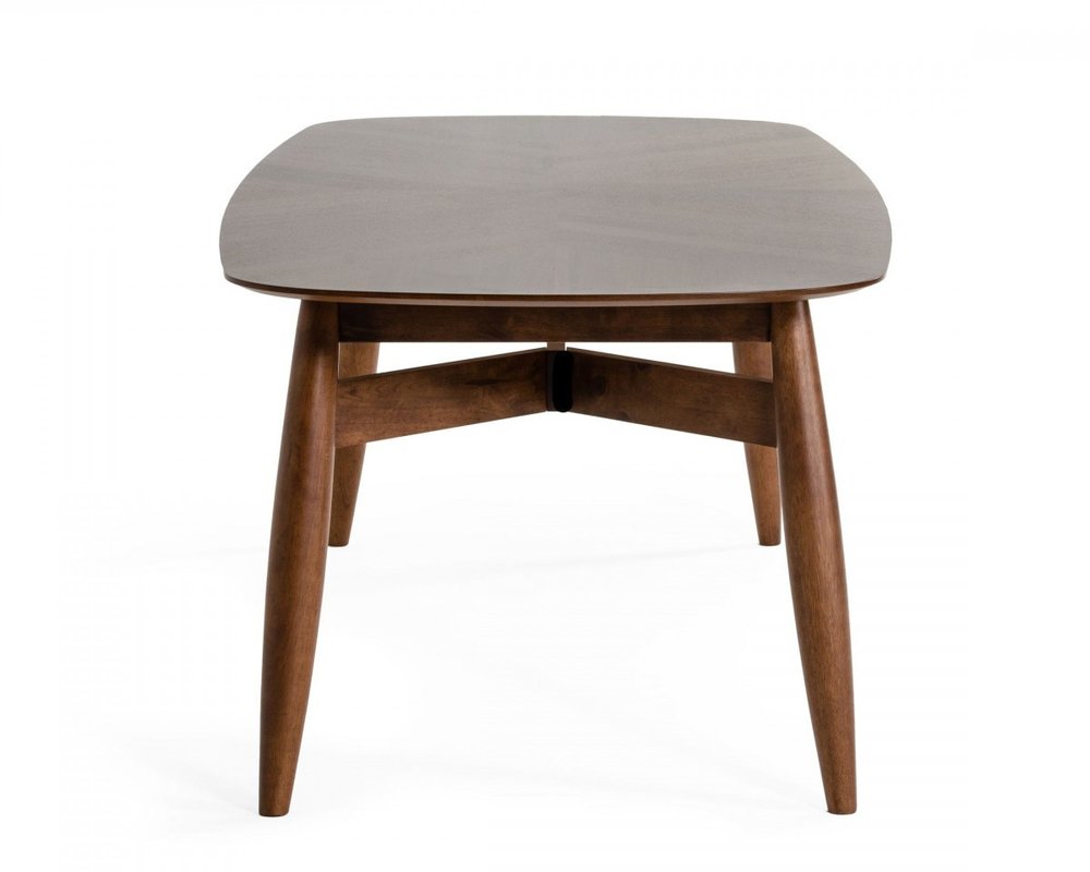 95" Brown Solid Wood Dining Table HomeRoots