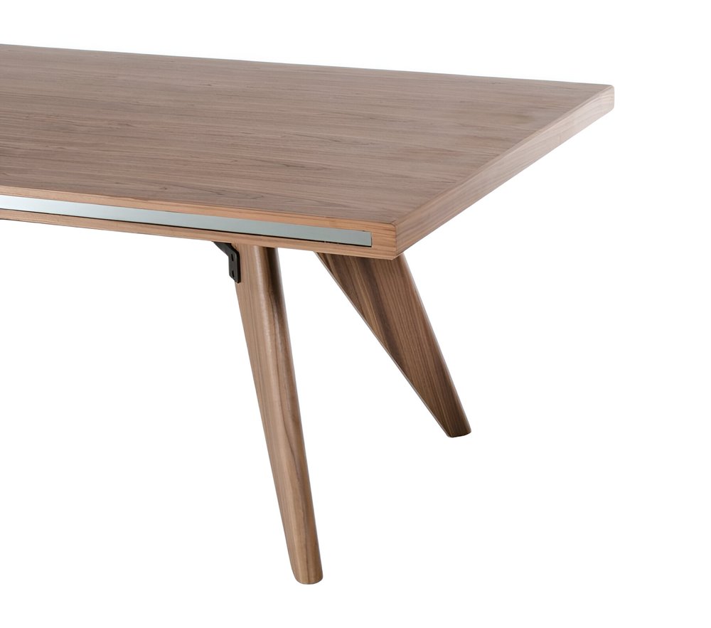 87" Brown Dining Table HomeRoots