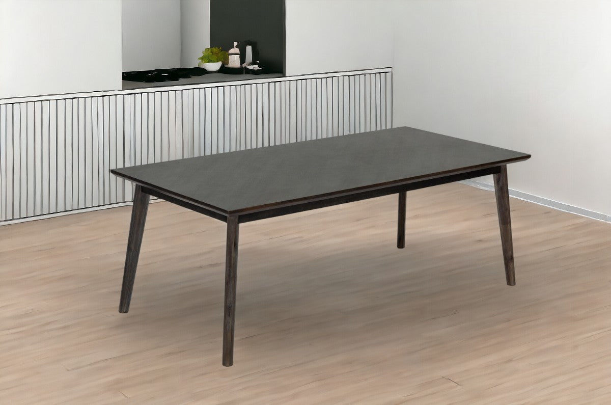 87" Ebony Dining Table