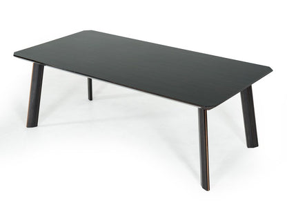 87" Ebony Dining Table HomeRoots