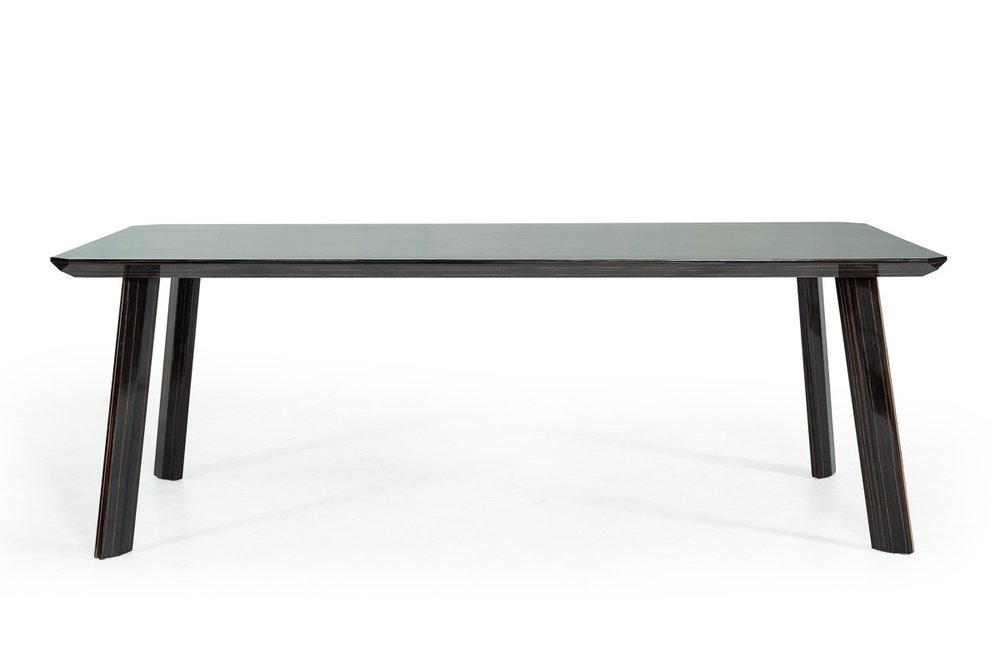 87" Ebony Dining Table HomeRoots