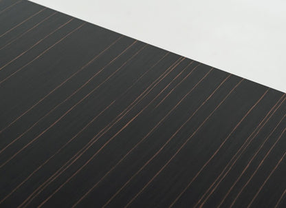 87" Ebony Dining Table HomeRoots