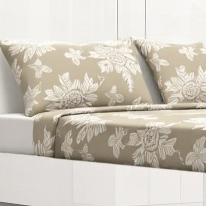 King White High Gloss Bed Frame with LED Headboard HomeRoots