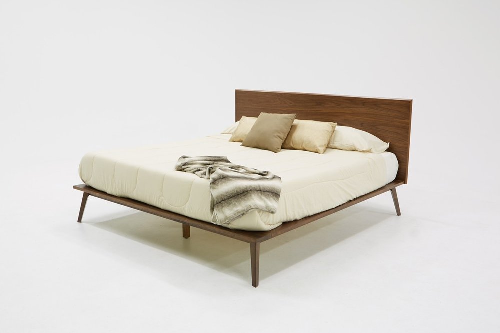 Brown Wood King Bed Frame HomeRoots