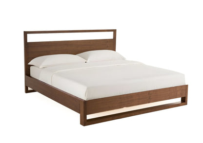 Brown Wood And California King Bed Frame HomeRoots
