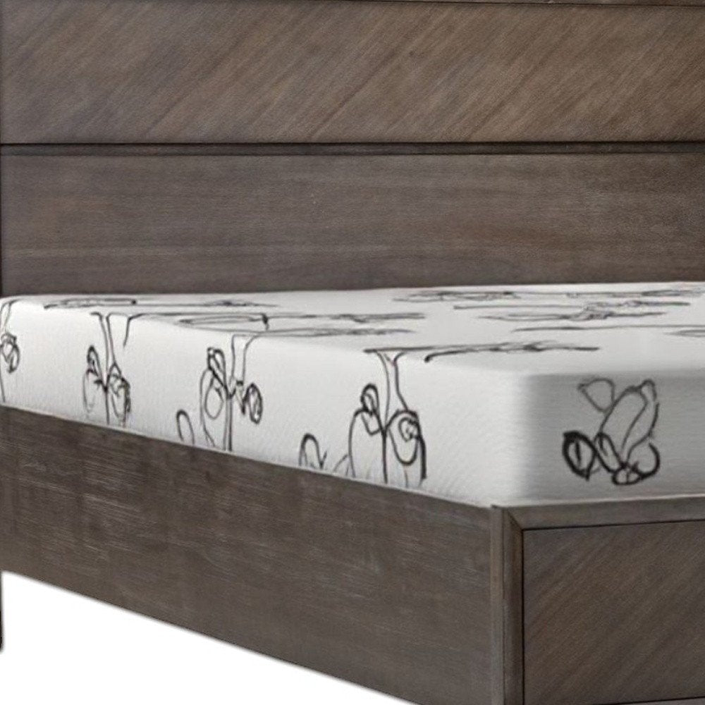 Dark Brown Solid Wood Queen With Two Drawers Bed Frame HomeRoots