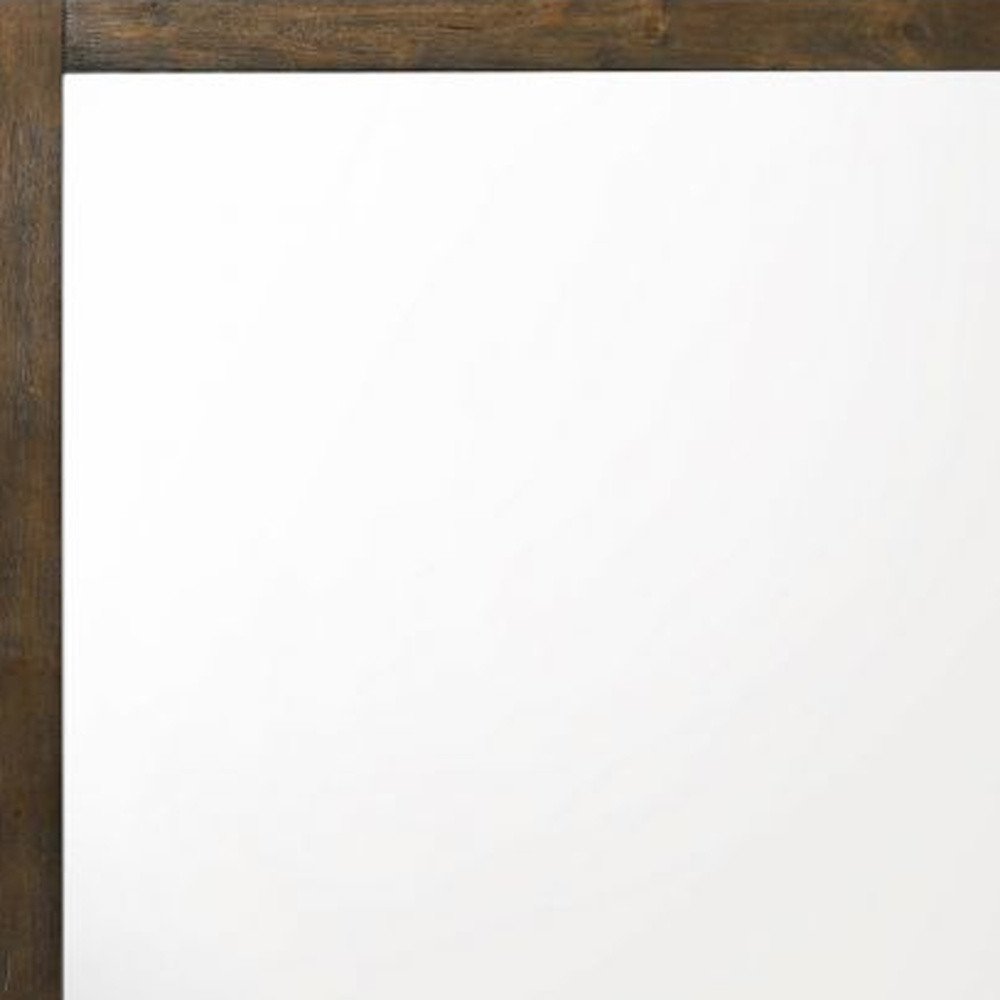 40" Square Wood Framed Mounted Dresser Mirror HomeRoots