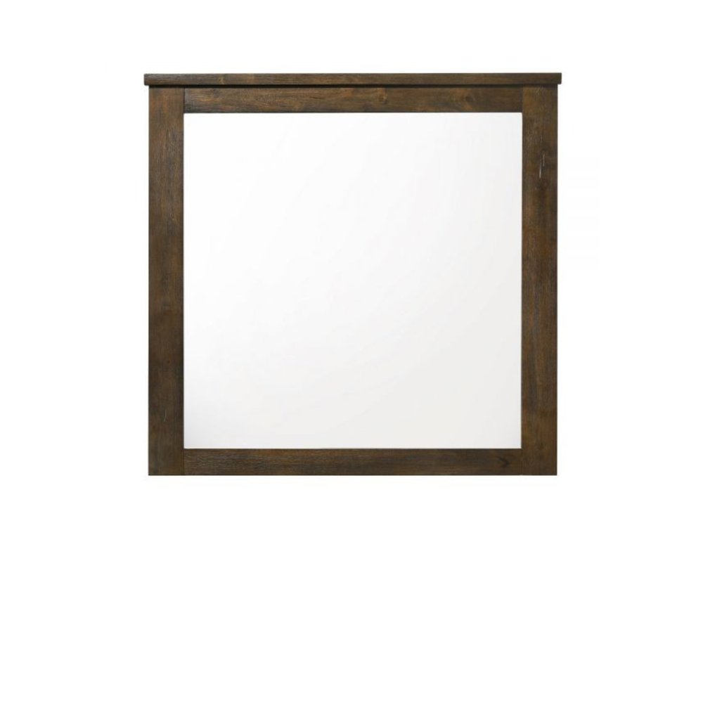 40" Square Wood Framed Mounted Dresser Mirror HomeRoots