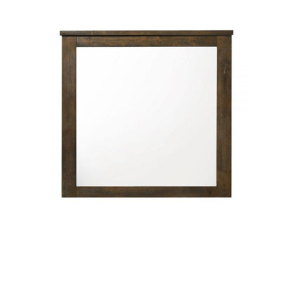 40" Square Wood Framed Mounted Dresser Mirror HomeRoots