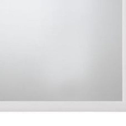 35" White Square Wood Framed Mounted Dresser Mirror HomeRoots