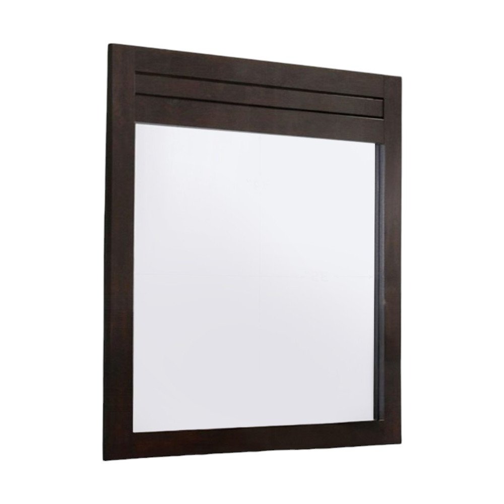 37" Mahogany Wood Framed Dresser Mirror HomeRoots