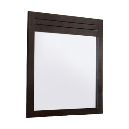 37" Mahogany Wood Framed Dresser Mirror HomeRoots