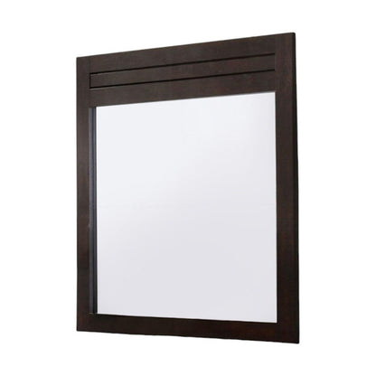 37" Mahogany Wood Framed Dresser Mirror HomeRoots