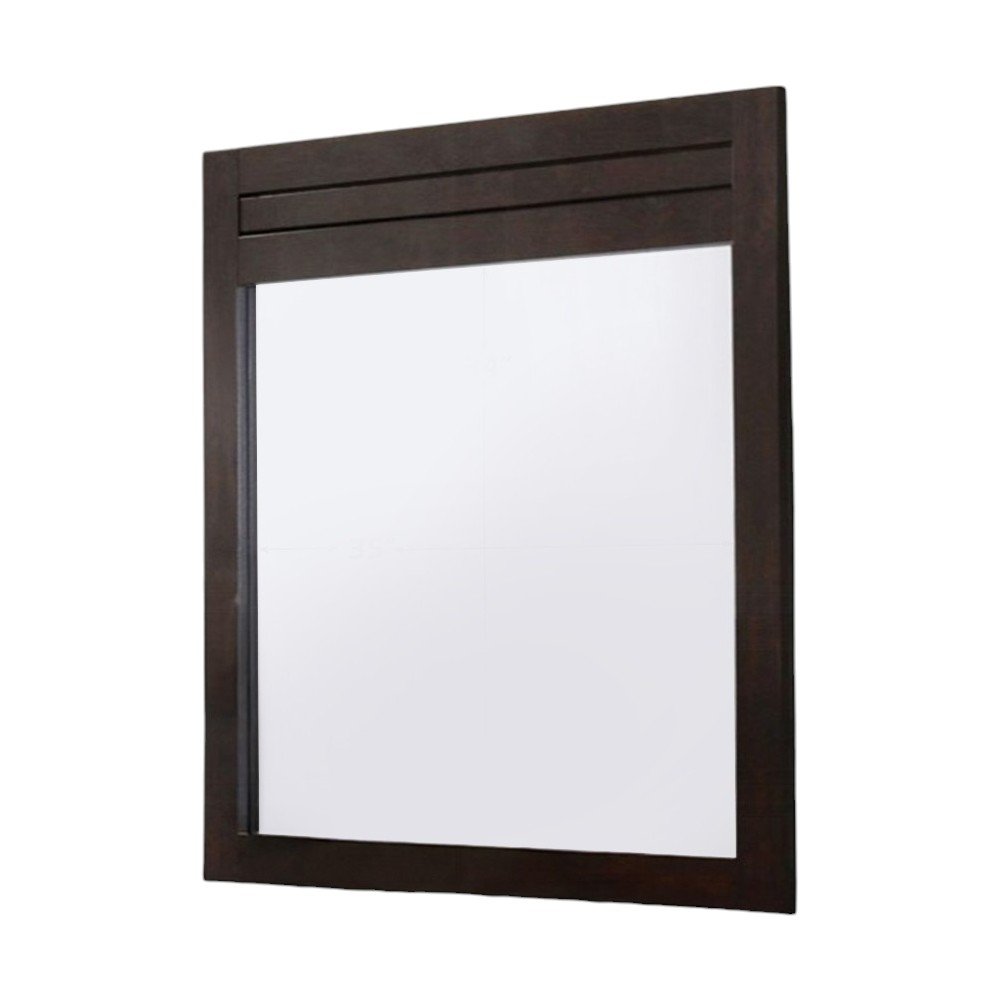 37" Mahogany Wood Framed Dresser Mirror HomeRoots
