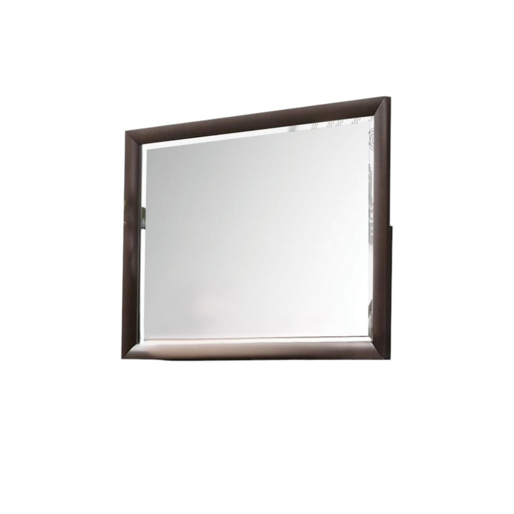 36" Merlot Wood Framed Mounted Dresser Mirror HomeRoots