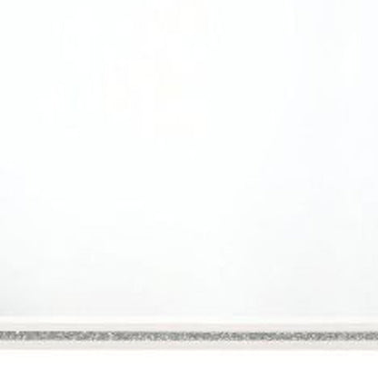 35" White Wood Framed Mounted Dresser Mirror HomeRoots