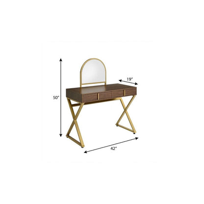 42" Vanity Table with Mirror HomeRoots