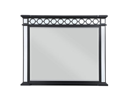 42" Gunmetal Wood Framed Mounted Dresser Mirror HomeRoots