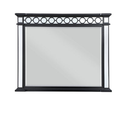 42" Gunmetal Wood Framed Mounted Dresser Mirror HomeRoots