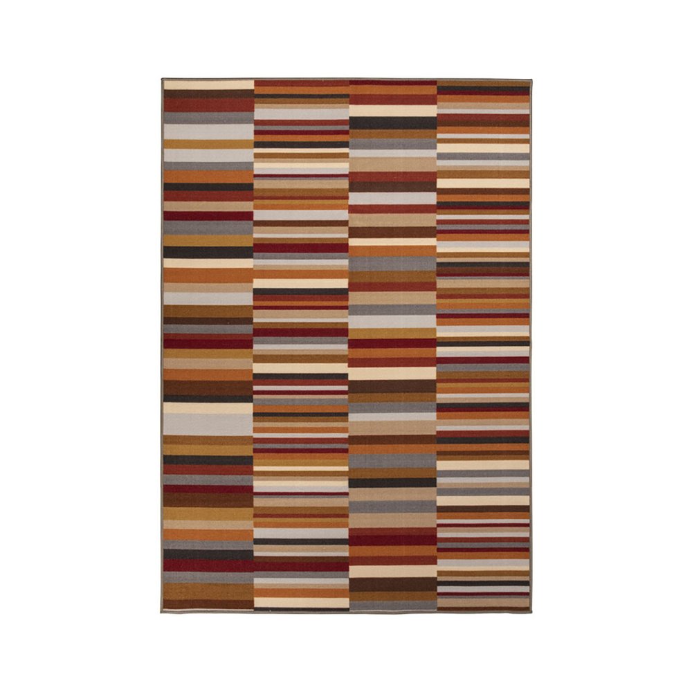 2' X 3' Gray Beige And Red Indoor Outdoor Area Rug HomeRoots