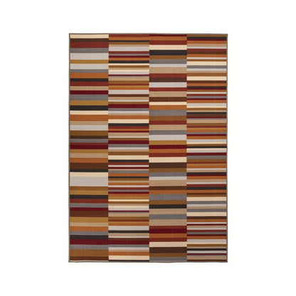2' X 3' Gray Beige And Red Indoor Outdoor Area Rug HomeRoots