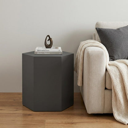 9" Gray Wood End Table HomeRoots