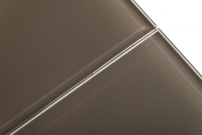 94" Gray Glass And Metal Self-Storing Leaf Sled Base Dining Table HomeRoots