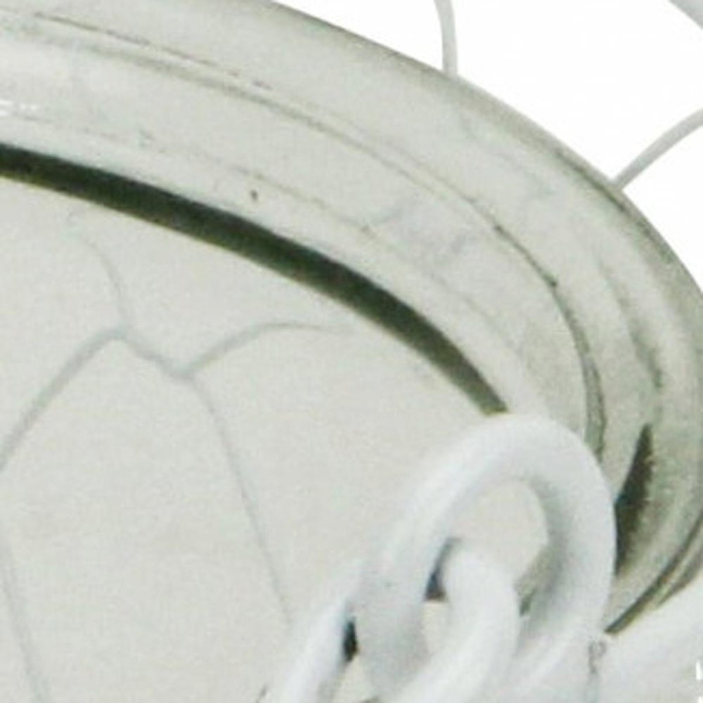 5" White Metal Tabletop Lantern Candle Holder HomeRoots