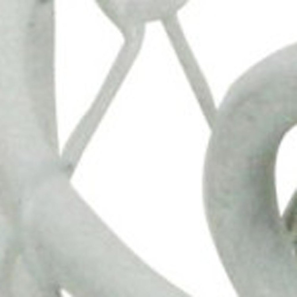 5" White Metal Tabletop Lantern Candle Holder HomeRoots