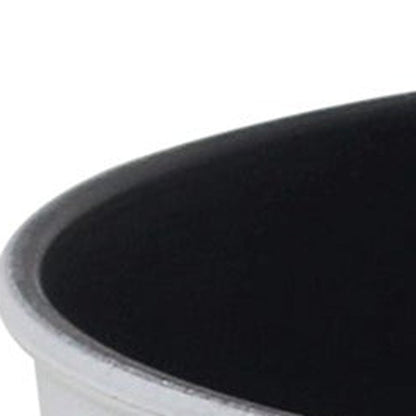 11" White Recycled Plastic Indoor Outdoor Round Pot Planter HomeRoots