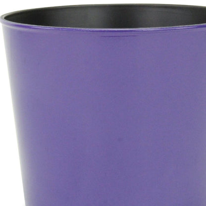 7" Navy Blue Recycled Plastic Indoor Outdoor Round Pot Planter HomeRoots