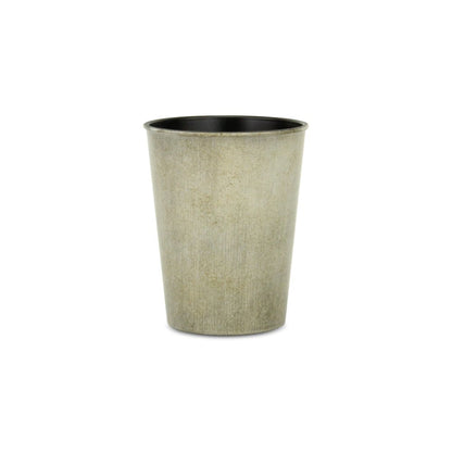 5" Gray Recycled Plastic Indoor Outdoor Round Pot Planter HomeRoots