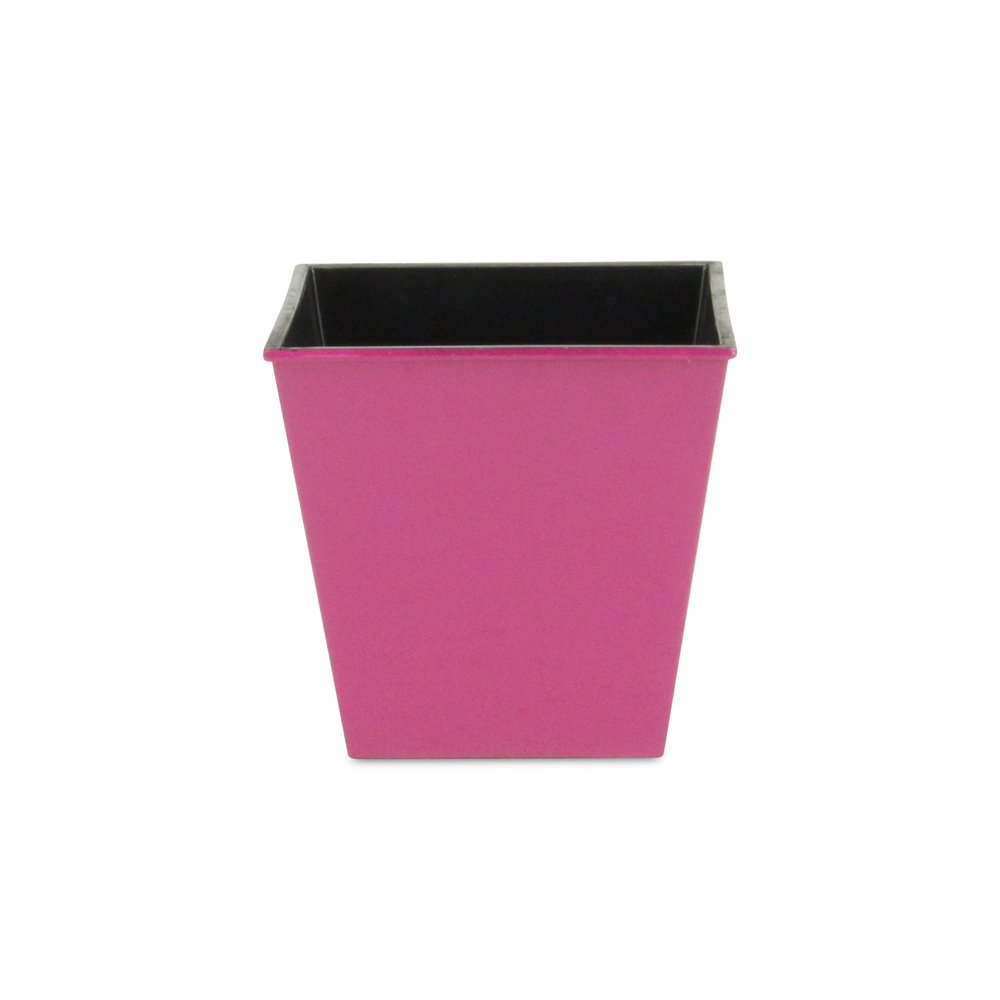 5" Hot Pink Recycled Plastic Indoor Outdoor Square Pot Planter HomeRoots