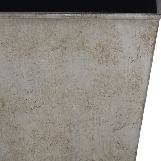 5" Gray Recycled Plastic Indoor Outdoor Square Pot Planter HomeRoots