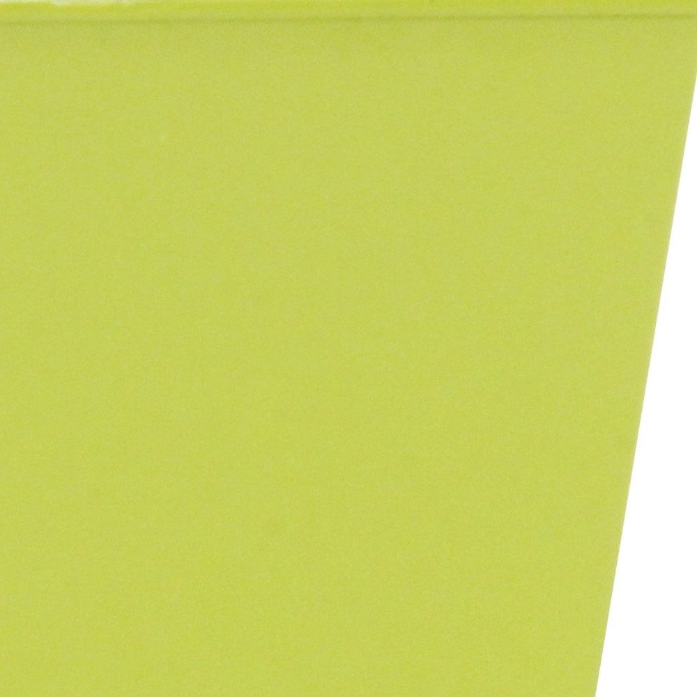 5" Lime Green Recycled Plastic Indoor Outdoor Square Pot Planter HomeRoots