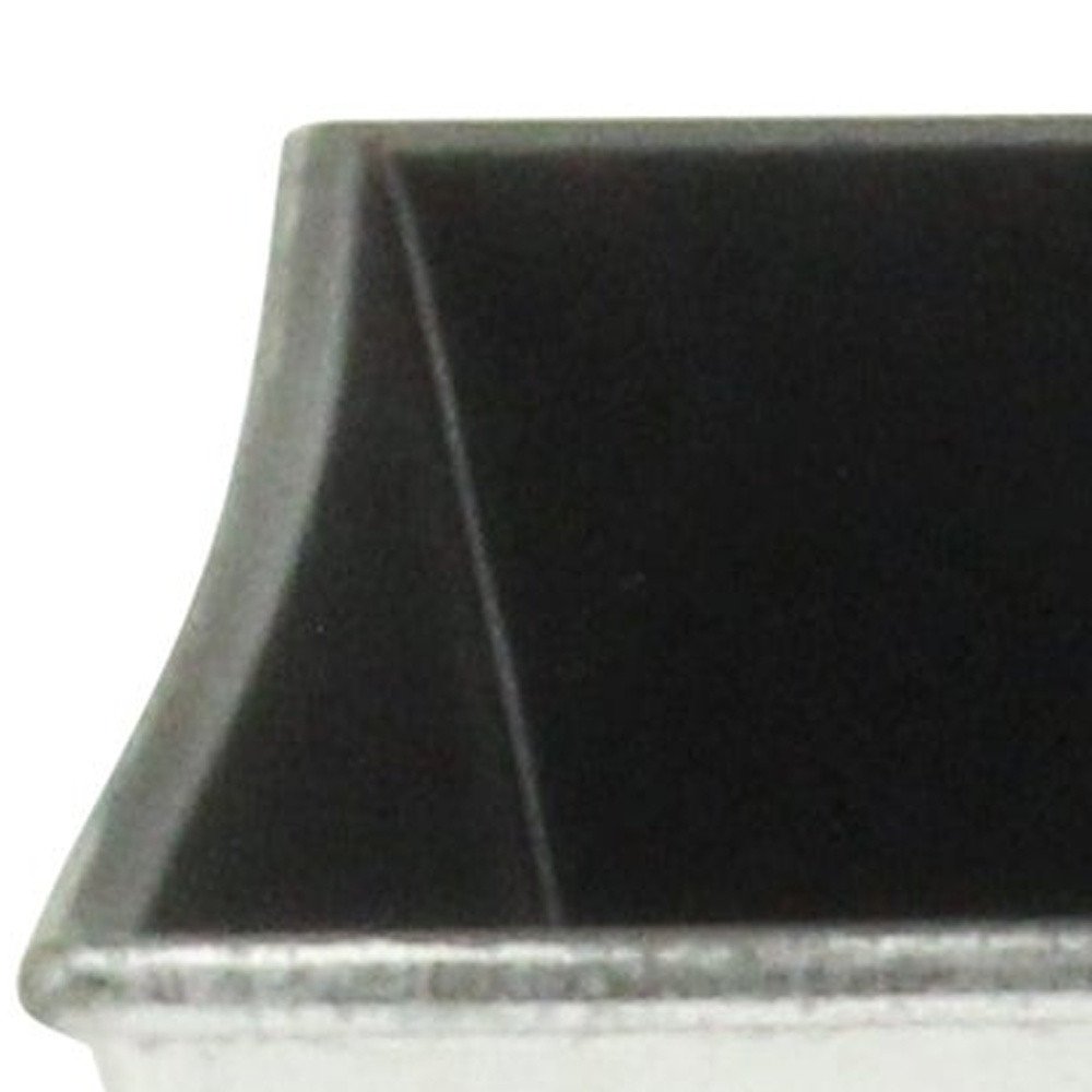 7" Silver Recycled Plastic Indoor Outdoor Square Pot Planter HomeRoots