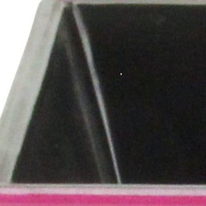 7" Hot Pink Recycled Plastic Indoor Outdoor Square Pot Planter HomeRoots