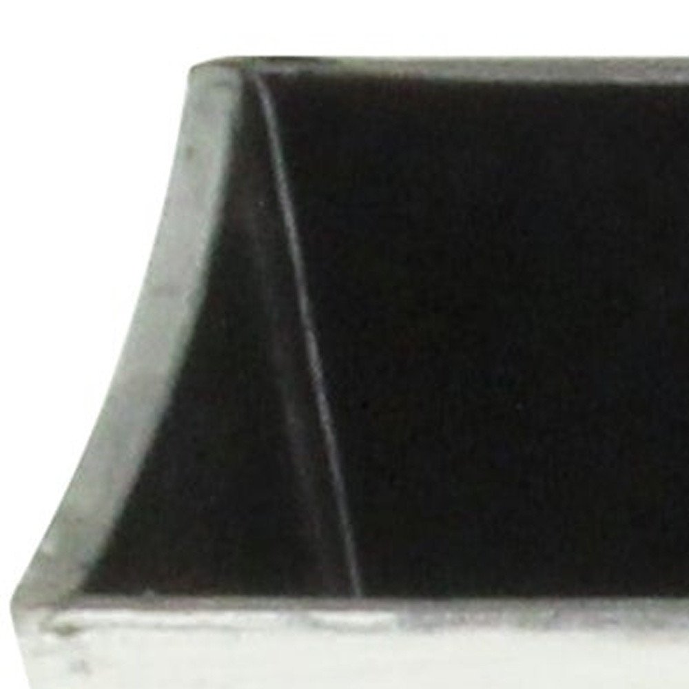 8" Silver Recycled Plastic Indoor Outdoor Rectangular Planter Box HomeRoots