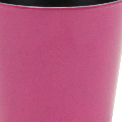 5" Hot Pink Recycled Plastic Indoor Outdoor Round Pot Planter HomeRoots