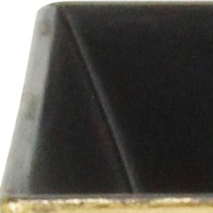 5" Gold Recycled Plastic Indoor Outdoor Square Pot Planter HomeRoots