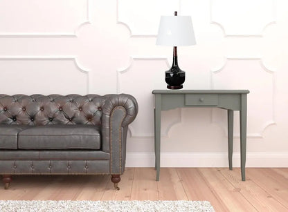 28" Black Ceramic Genie Table Lamp With White Shade HomeRoots