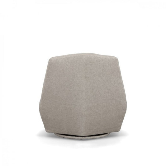 31" Gray Upholstered Lounge Chair HomeRoots