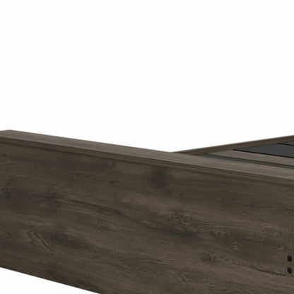 Dark Brown Wood Full Bed Frame HomeRoots